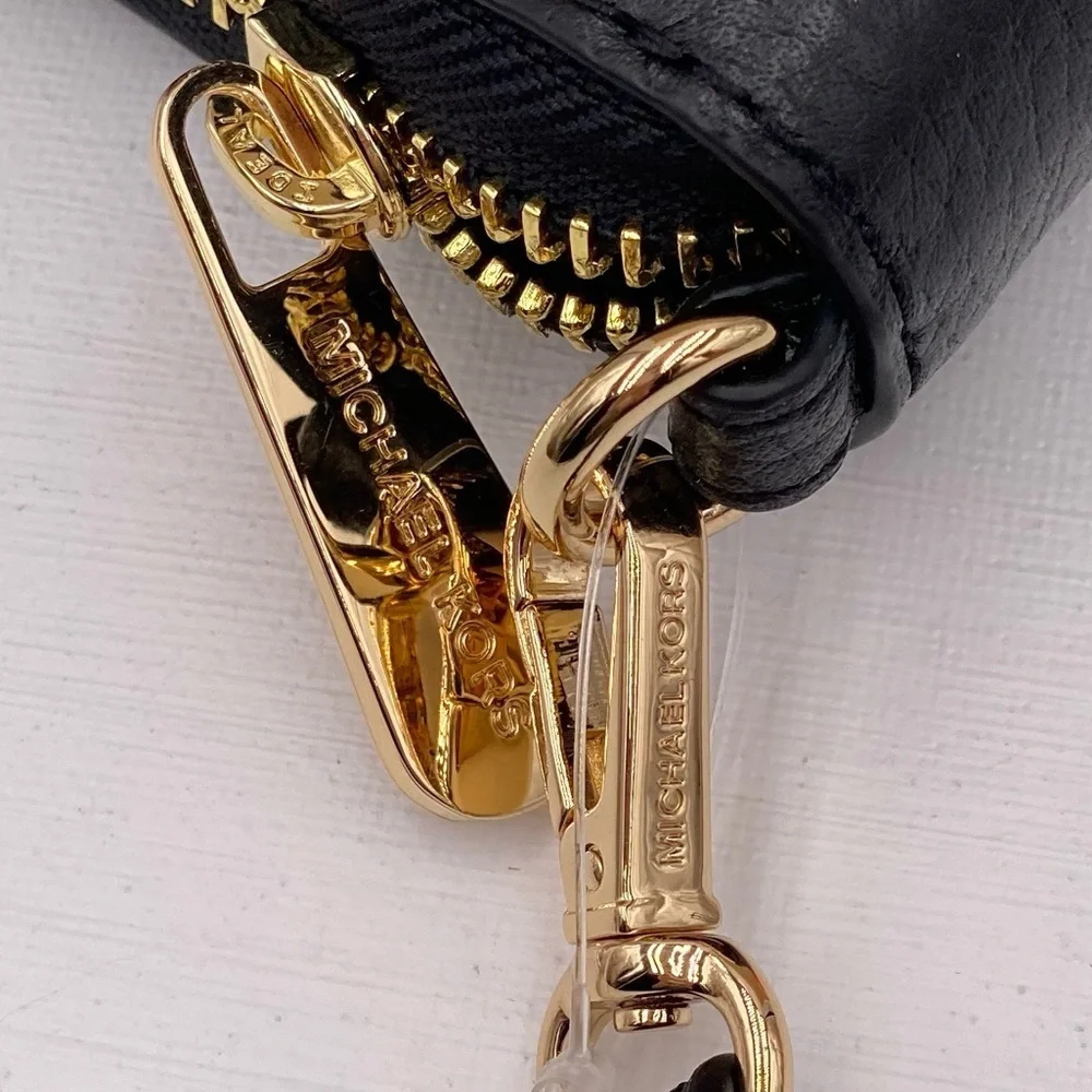 Michael Kors Continental Wallet Wristlet Black
